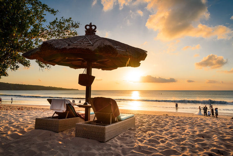 A stunning sunset view over the ocean at Jimbaran Beach, Bali.jpg