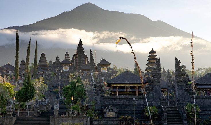 Private transport to Besakih Temple by Bali private driver with scenic mountain views